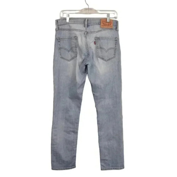 Levi's Men's 511 Slim Fit Light Wash Jeans  Distressed Ripped Knee 30x30 - Picture 5 of 13